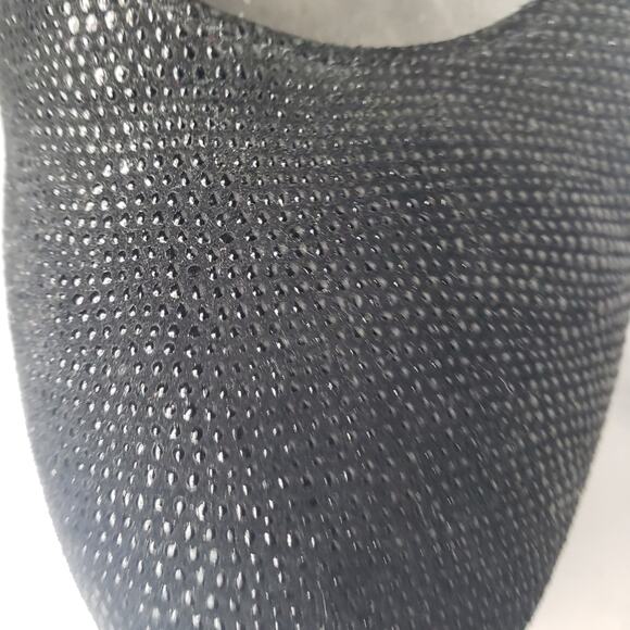 Stuart Weitzman black textured dressy career wedges shoes size 9 - Picture 9 of 9